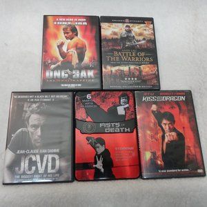 MARTIAL ARTS ACTION ADVENTURE MOVIE 5 PACK DVD LOT